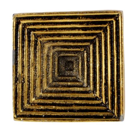 Kund Shape Antique Golden Aluminium Cabinet Knob